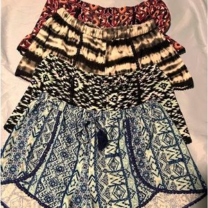 Lot of 4 pair of shorts